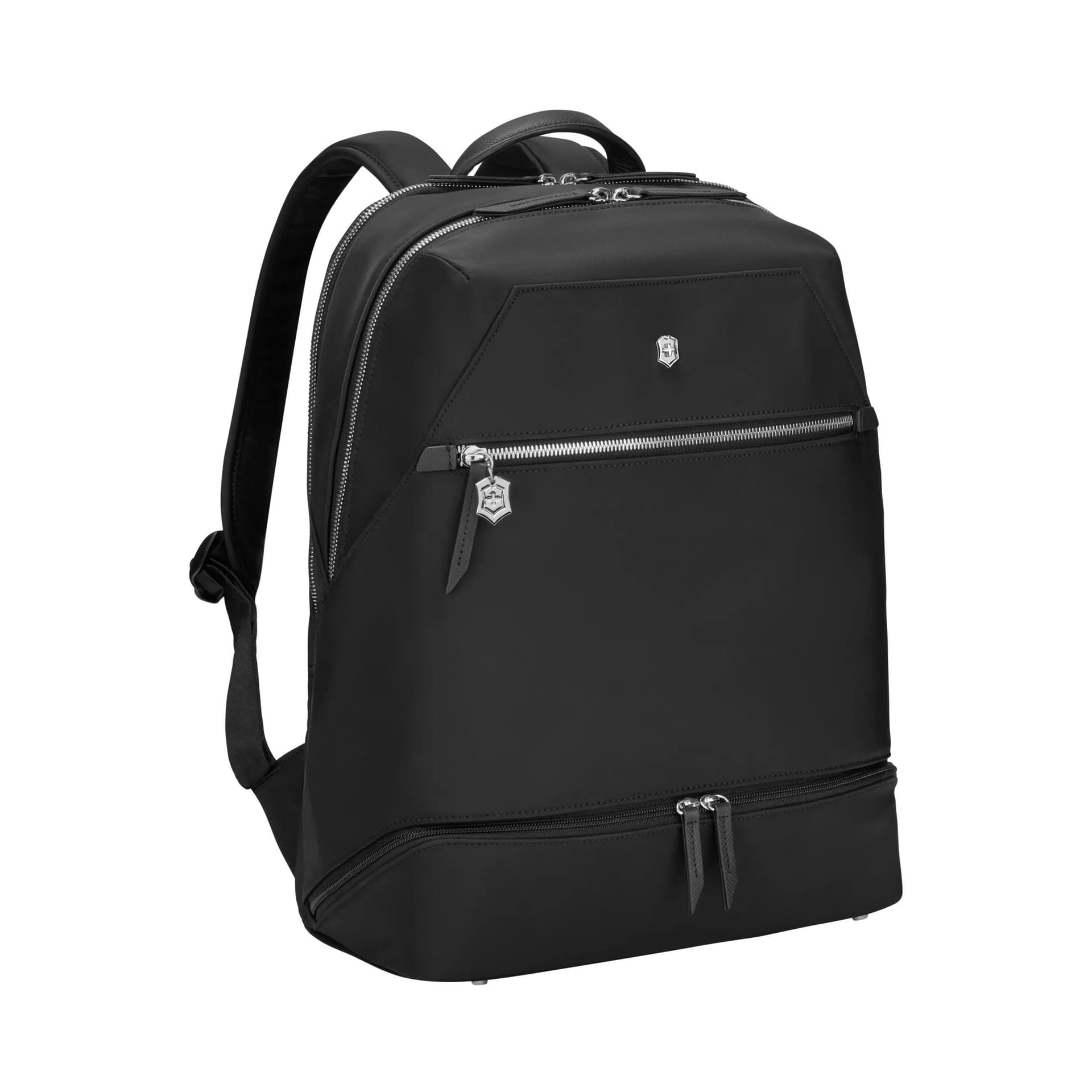 Victoria Signature, Deluxe Backpack, 15'' Laptop Bag with 10'' Tablet Pocket, Black