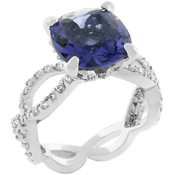 Tanzanite Pave Twist Ring(10)