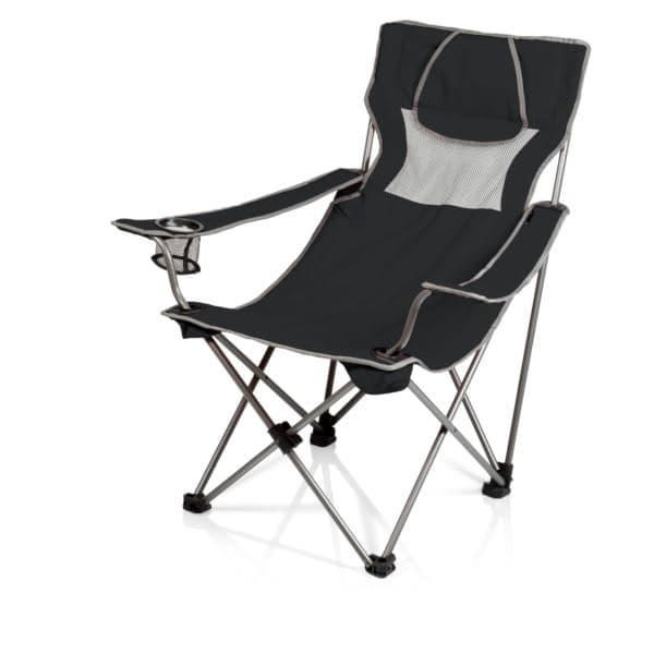 Campsite Chair - Navy Blue with Gray Accents