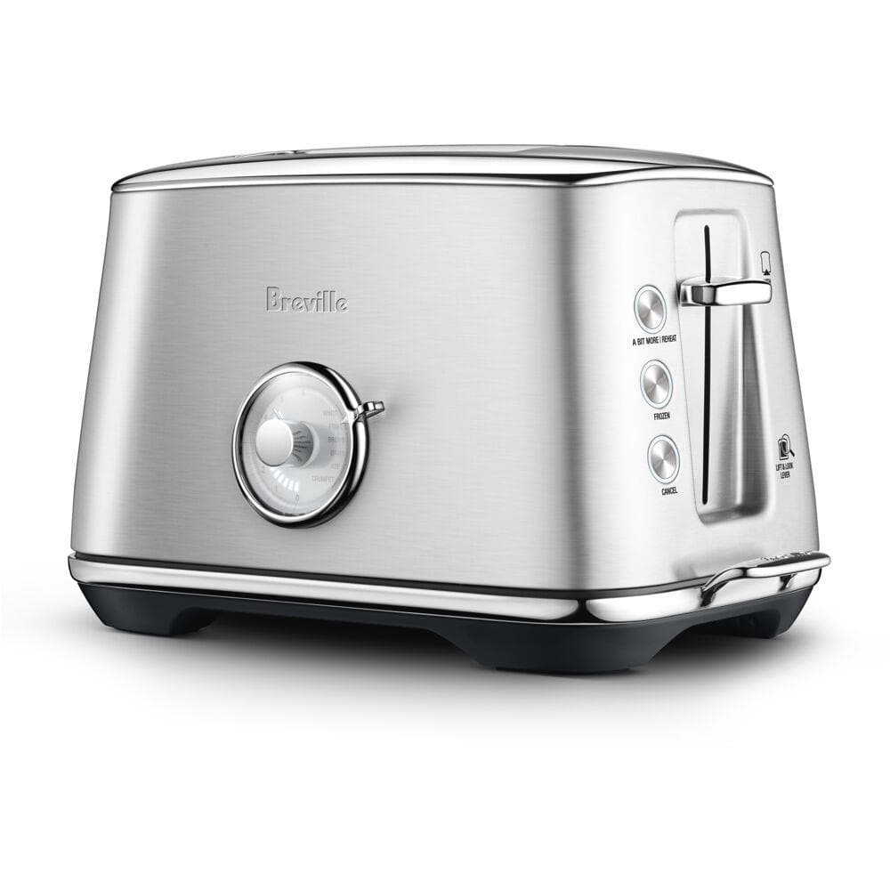 The Toast Select Luxe 2-Slice Compact Toaster, Brushed Stainless Steel w/ Chrome Accents