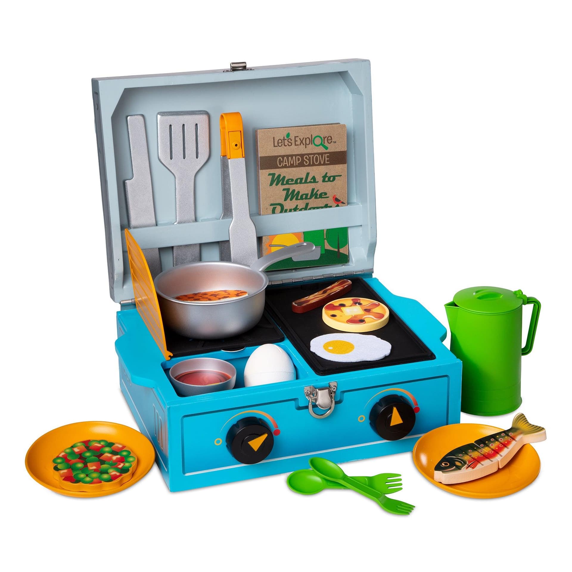 Let's Explore Wooden Camp Stove Playset Ages 3+ Years