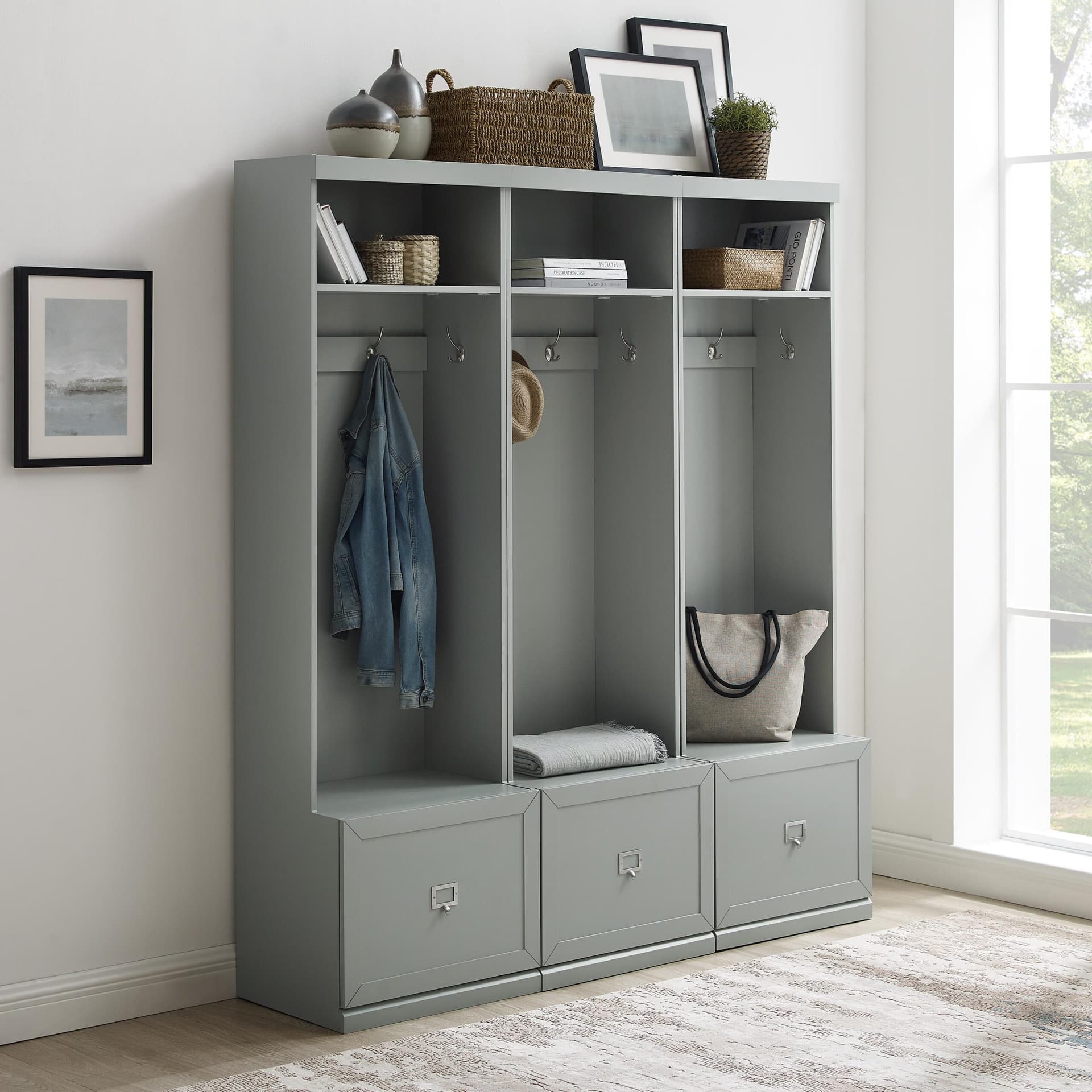 Harper 3-Piece Hall Tree Entryway Set
