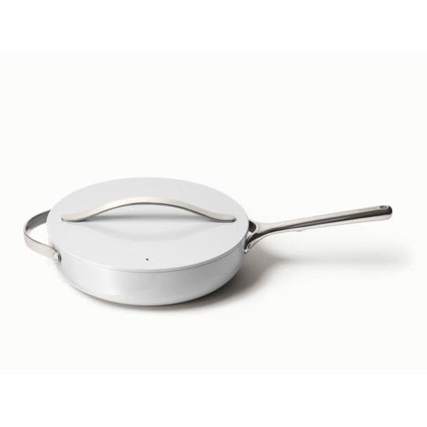 4.5qt Nonstick Ceramic Saute Pan w/ Lid Gray