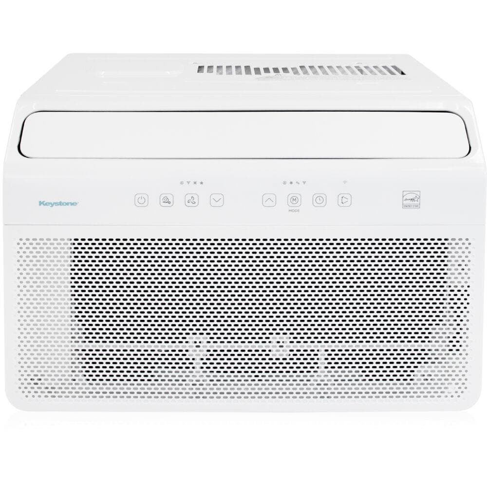 8,000 BTU Window Mounted Inverter Air Conditioner with Supplemental Heat and Remote Control