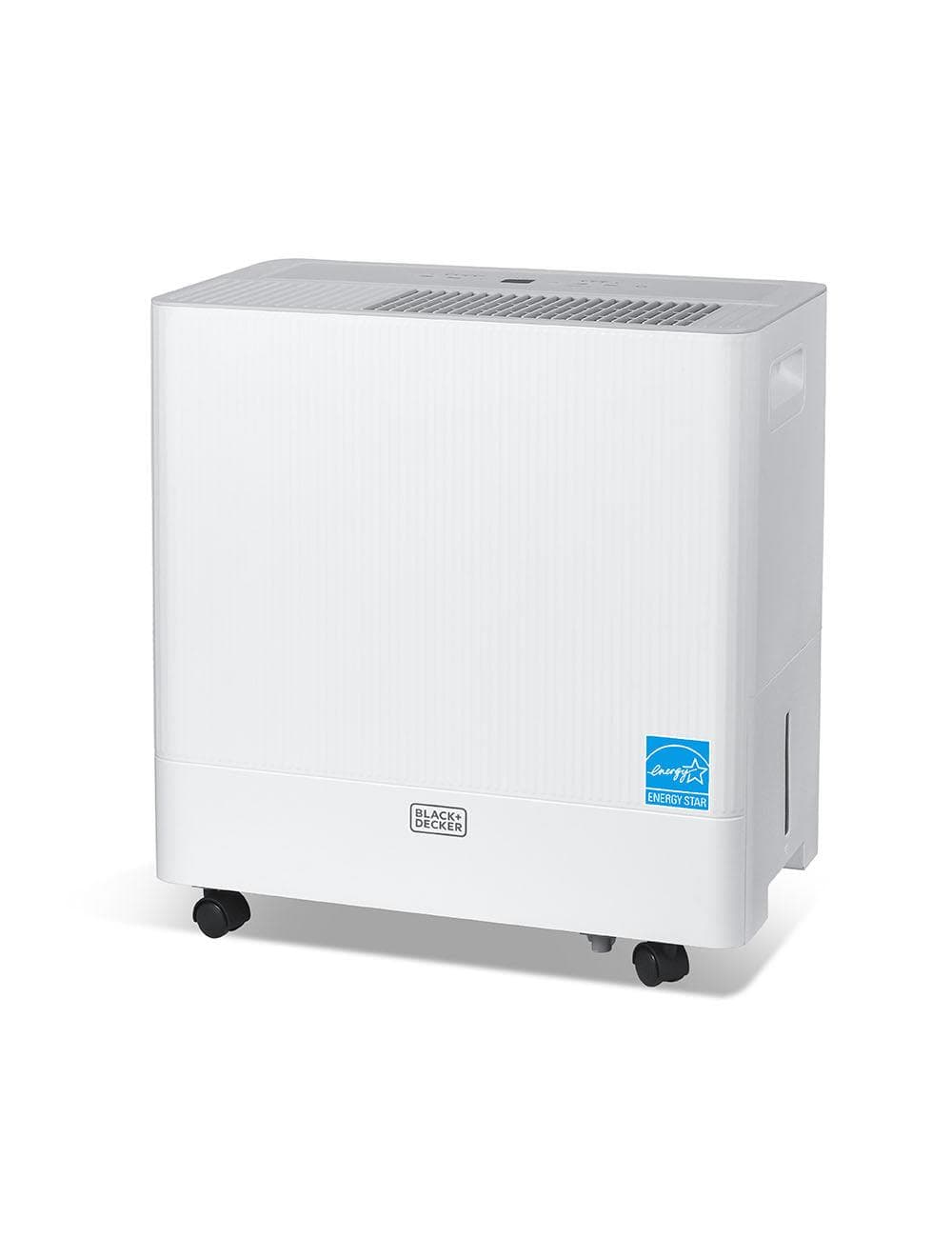 Black + Decker 50 Pint Portable Dehumidifier - White