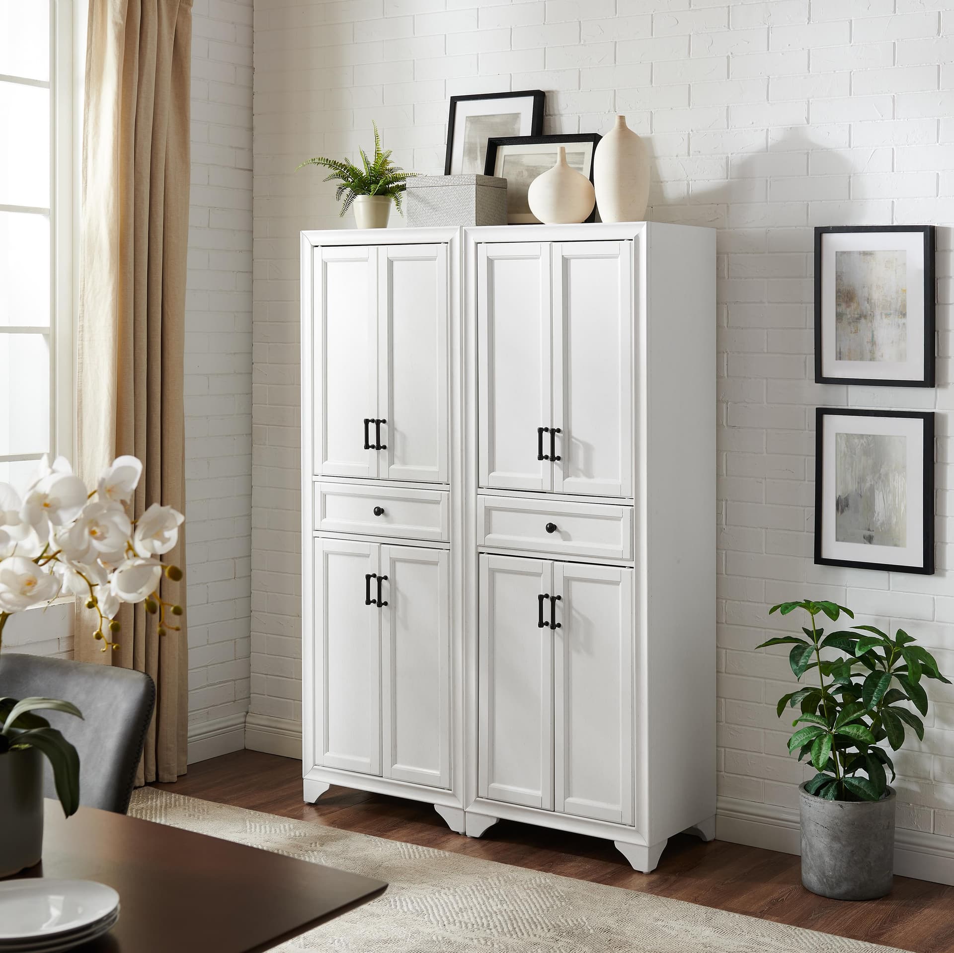Tara 2-Piece Kitchen Storage Pantry Set