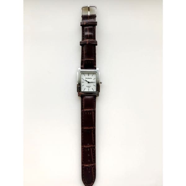 Men's Oversized Tank Style Watch