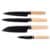 Ron Stainless Steel 4pc Knife Set, Natural