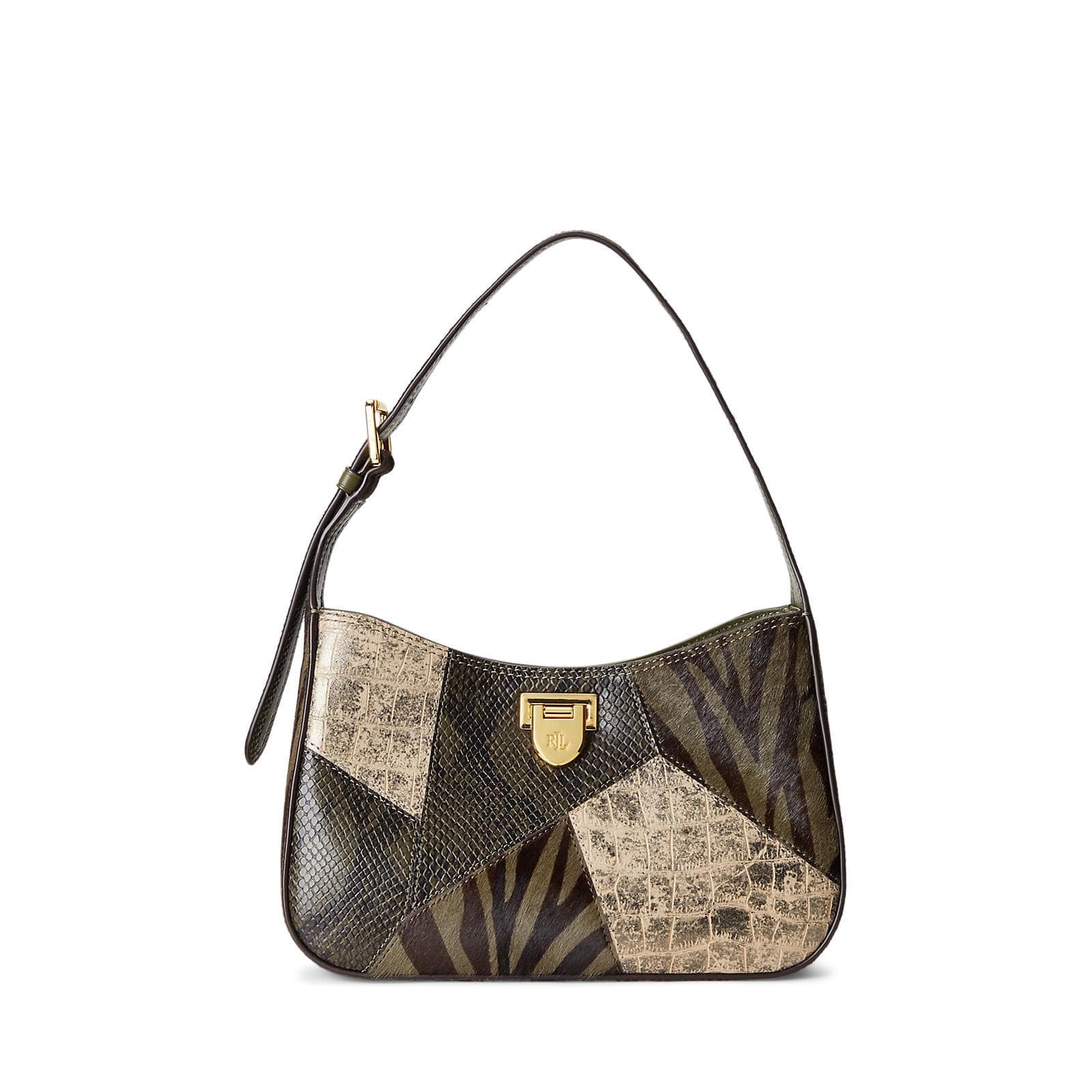Falynn Patchwork Medium Shoulder Bag
