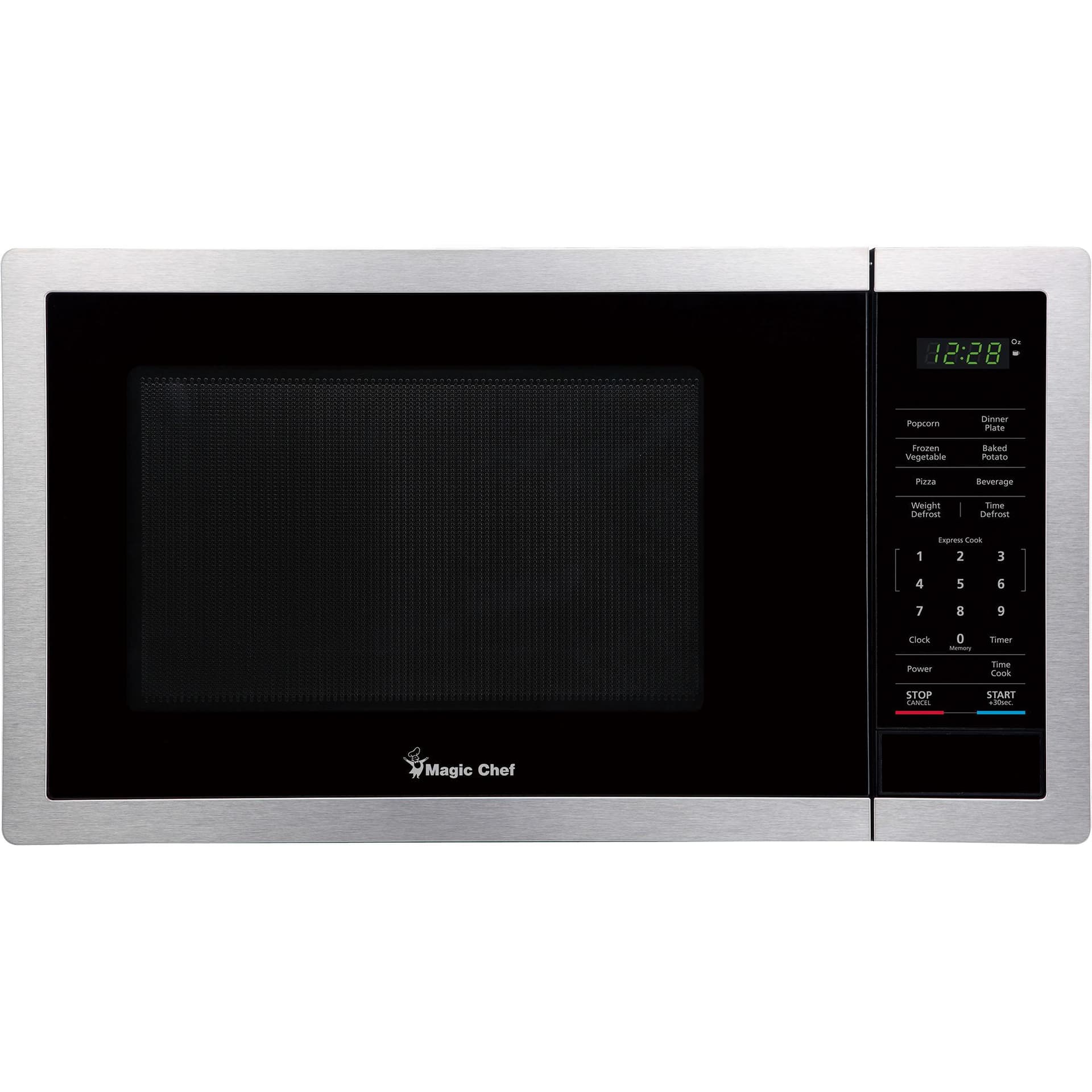 0.9-cu. ft. 900 Watt Countertop Microwave in Stainless Steel