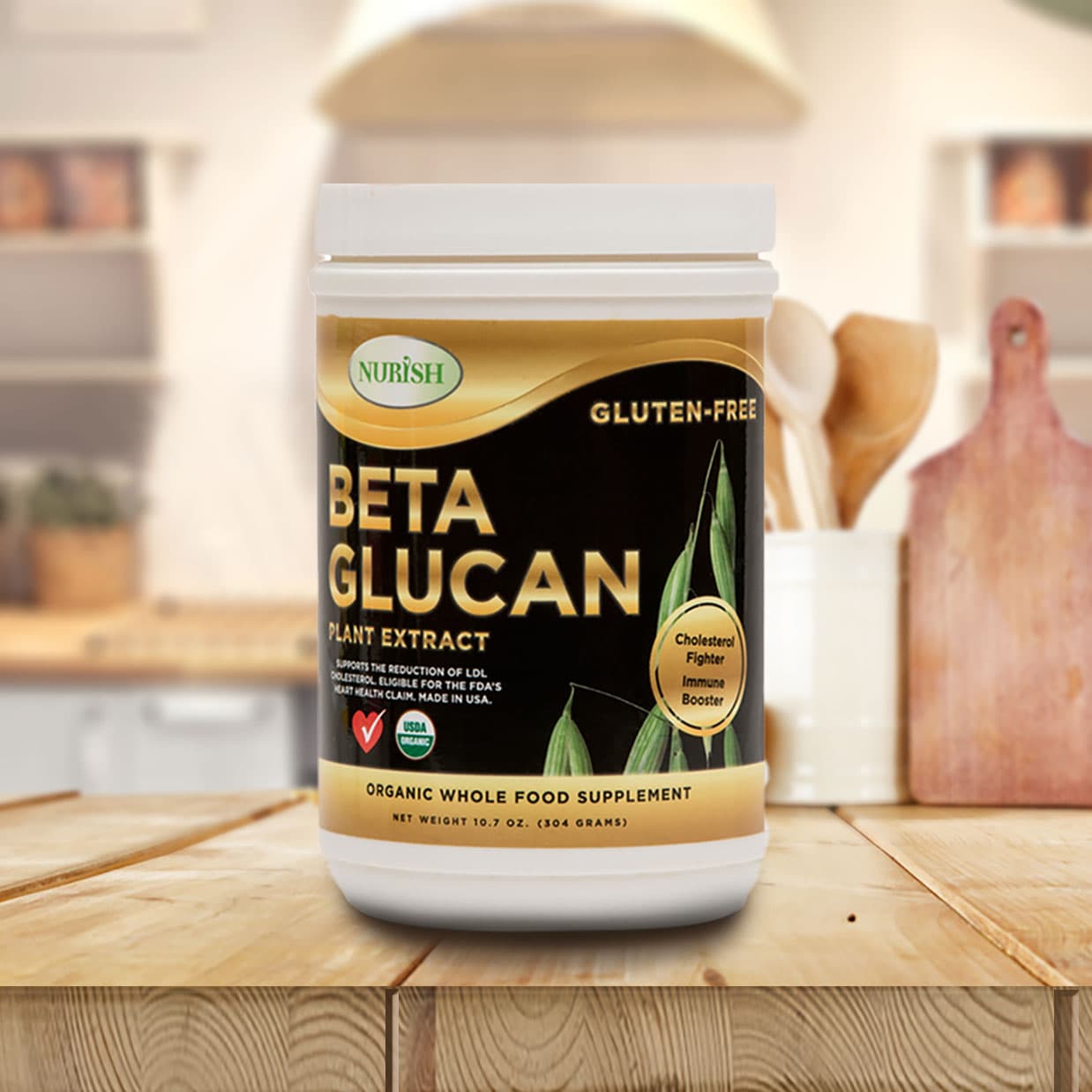 BODY BOOST (Gluten-Free, Organic Beta Glucan) - Cell Repair, LDL Fighter & Immune Boost