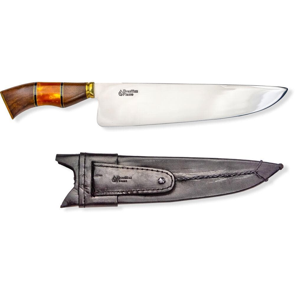 Chef Picanha 10-inch Stainless Steel Knife in Yellow