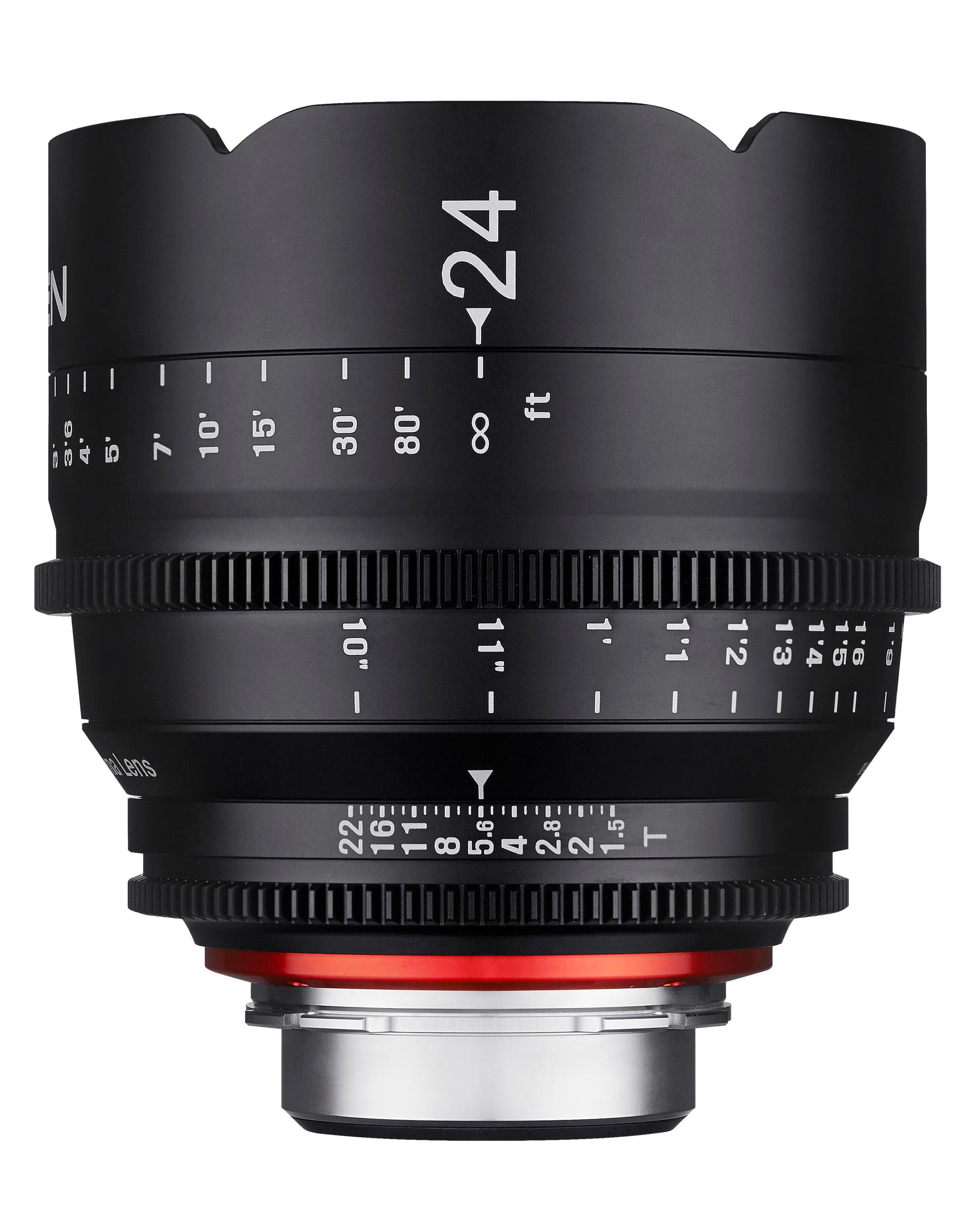 24mm T1.5 Pro Cine Lens for Canon EF