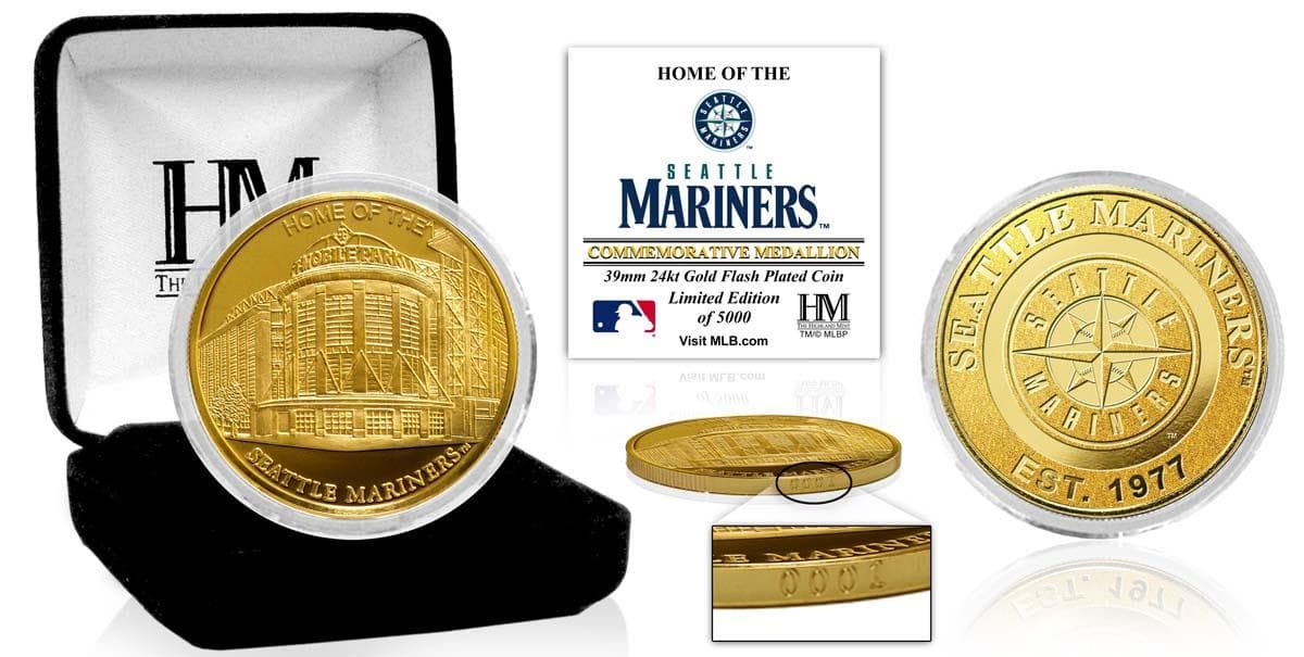 Seattle Mariners "Stadium" Gold Coin