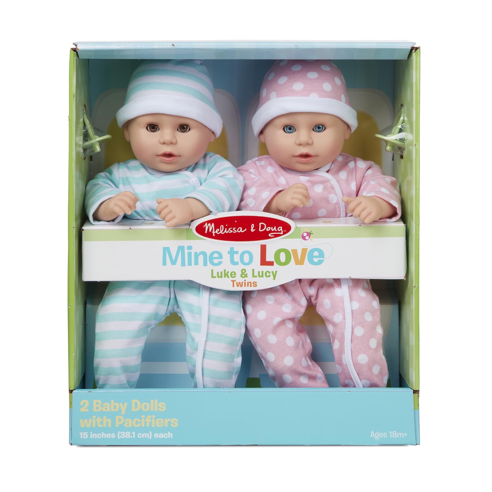 Mine to Love Baby Dolls - Luke & Lucy Ages 18+ Months