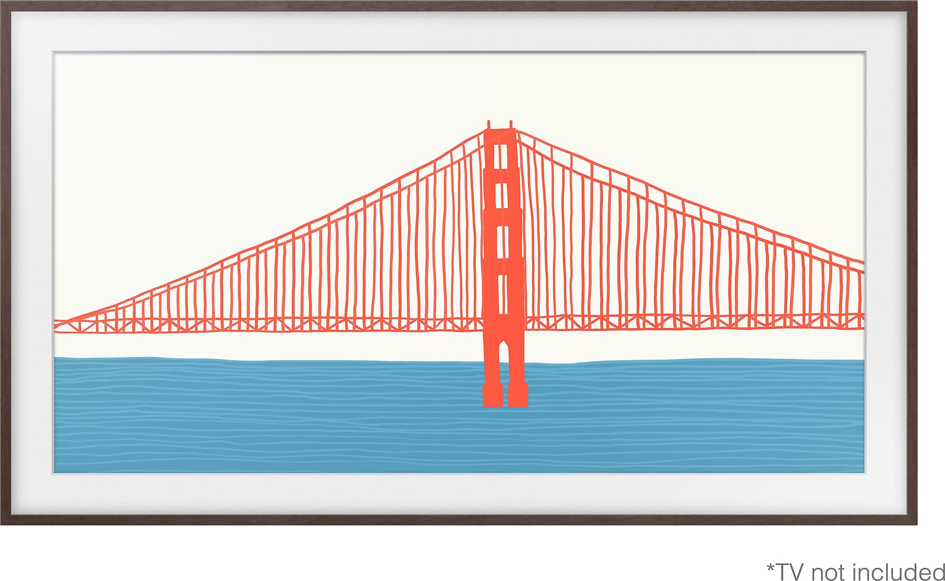 Samsung 50" The Frame Customizable Bezel (Modern)