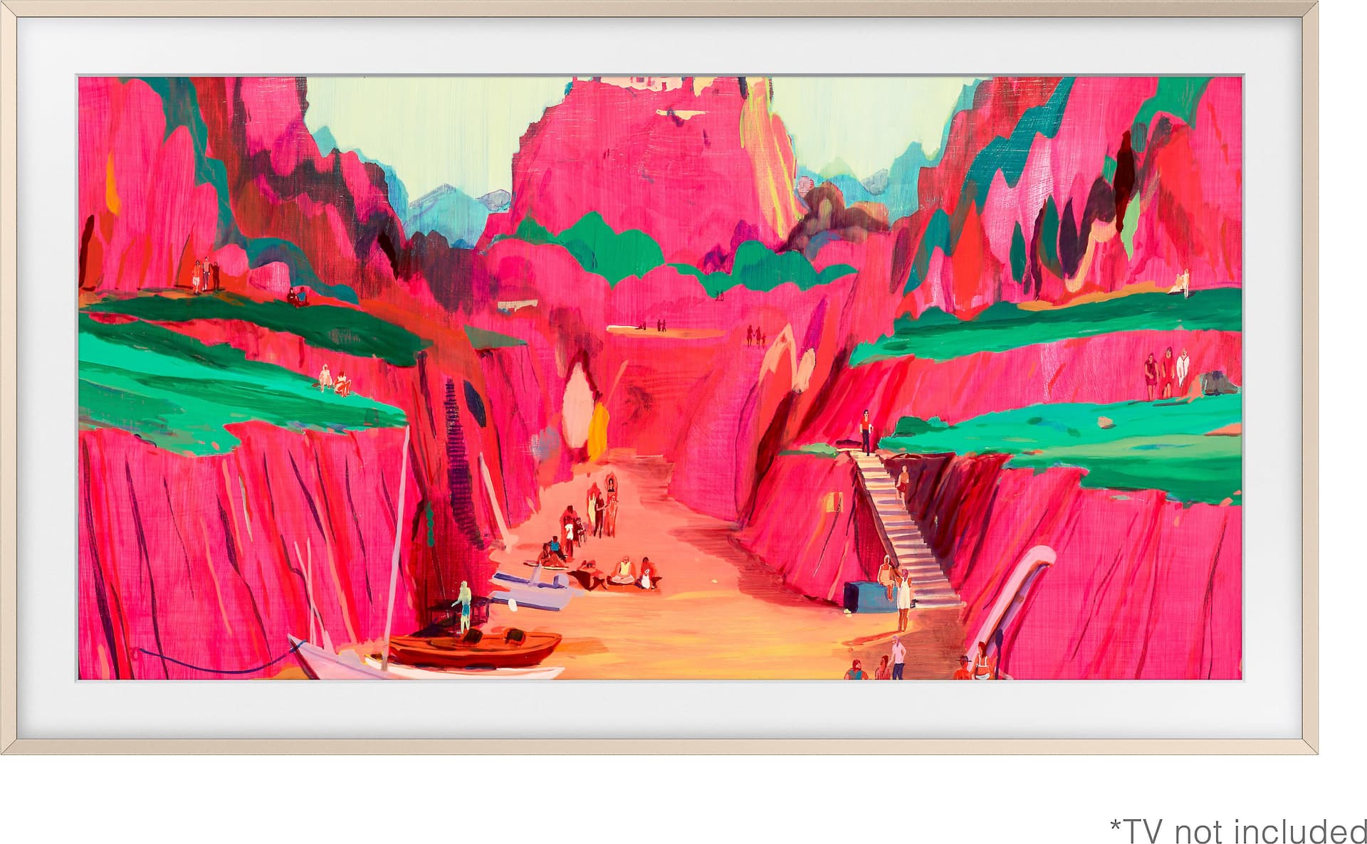 Samsung 85" The Frame Customizable Bezel (Beveled)