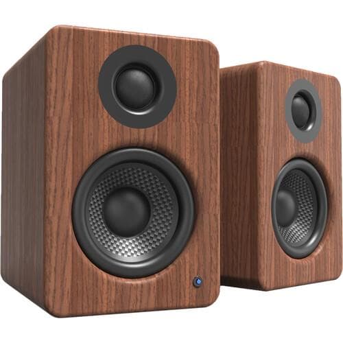YU2 Desktop Speakers: Walnut