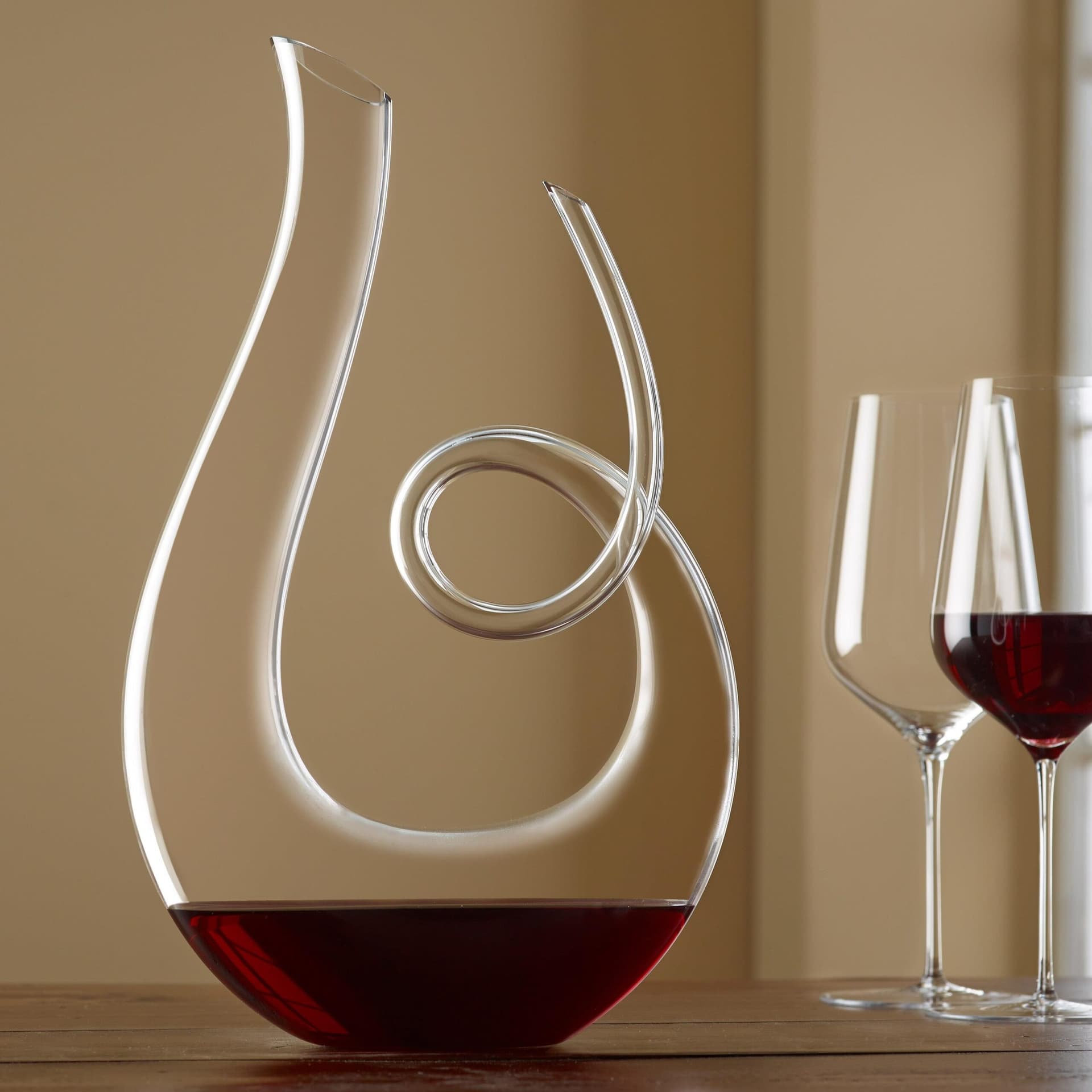 Wine Enthusiast Art Series Treble Decanter