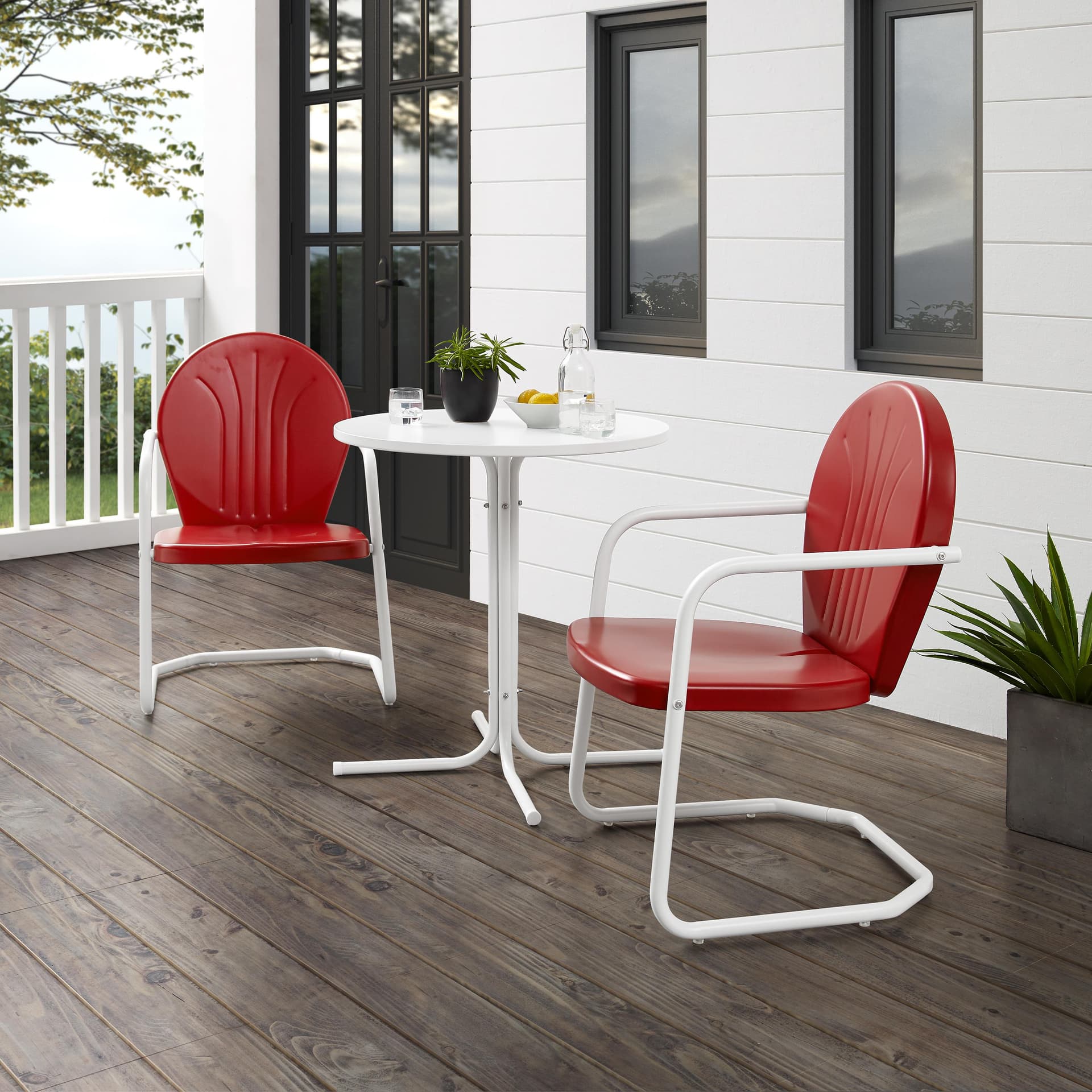 Griffith 3Pc Retro Outdoor Bistro Set