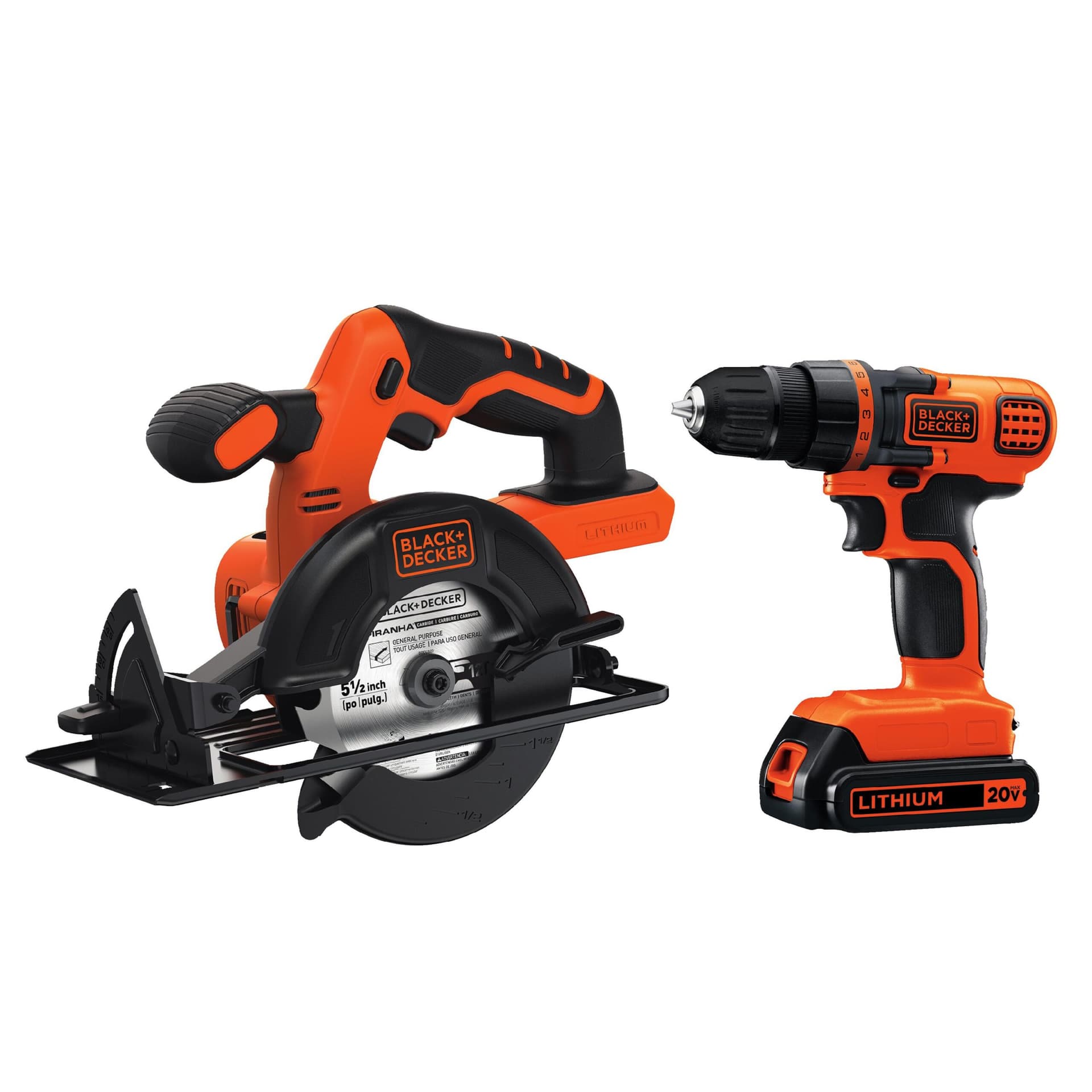 20V MAX PowerConnect Cordless Drill/Driver & Circular Saw Combo Kit