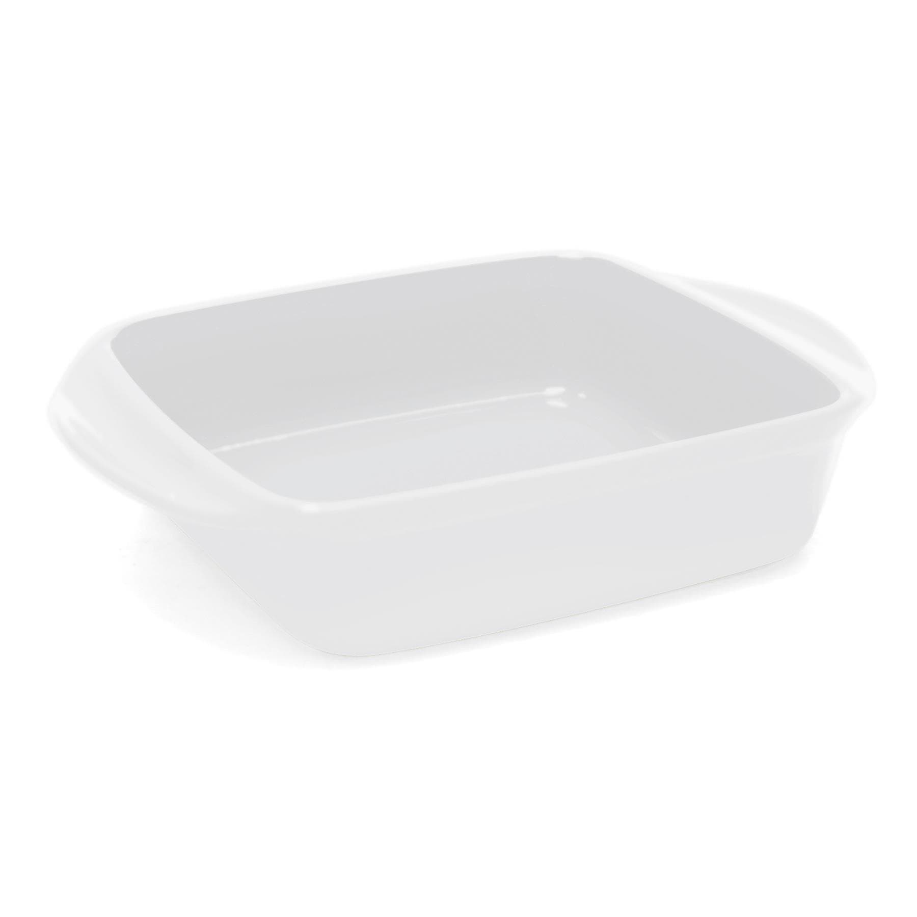 Classic Square Baker White