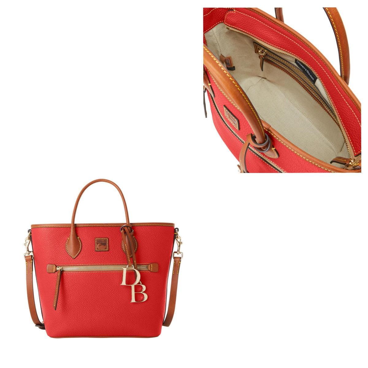 Pebble Grain Handle Tote