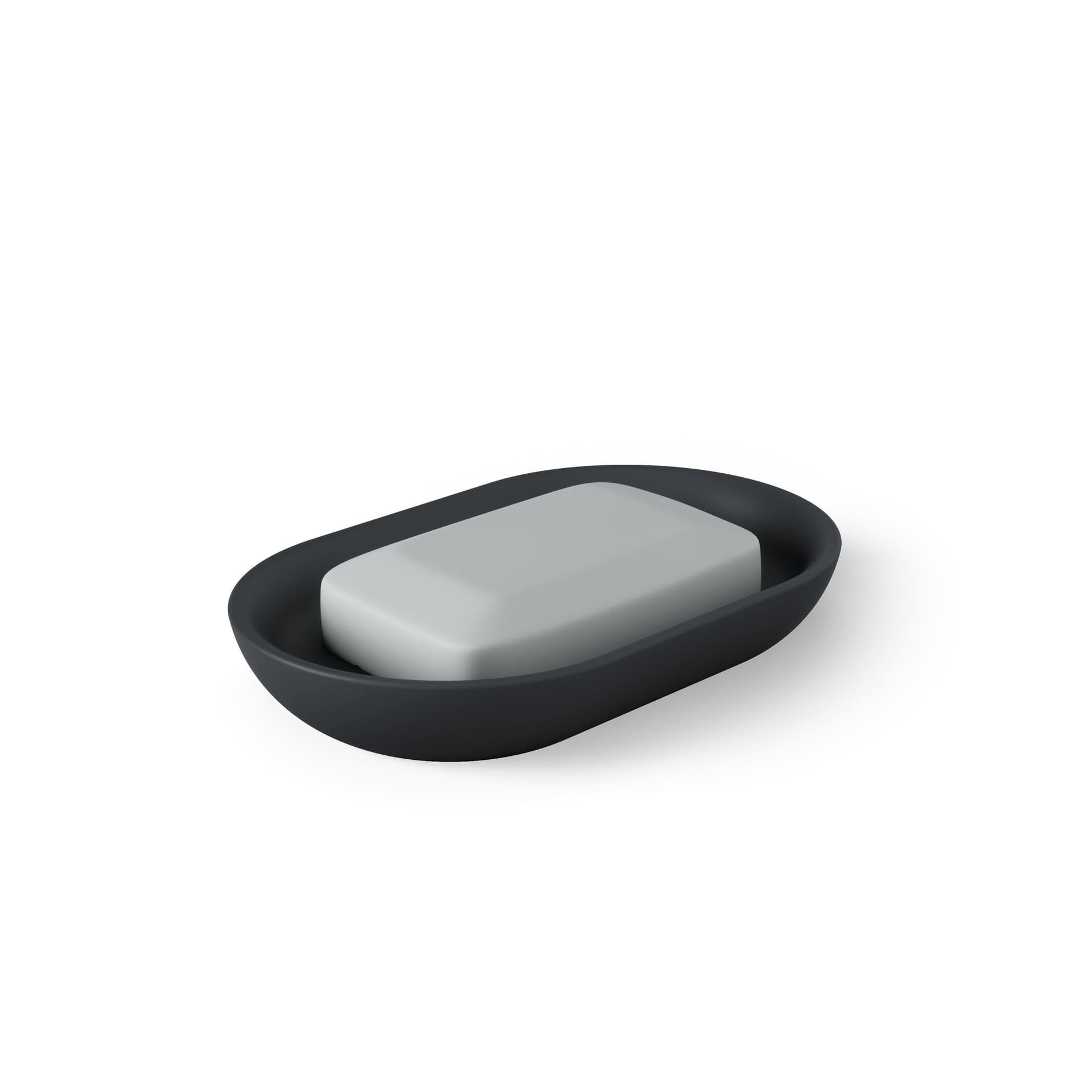 Junip Oval Soap Dish Black