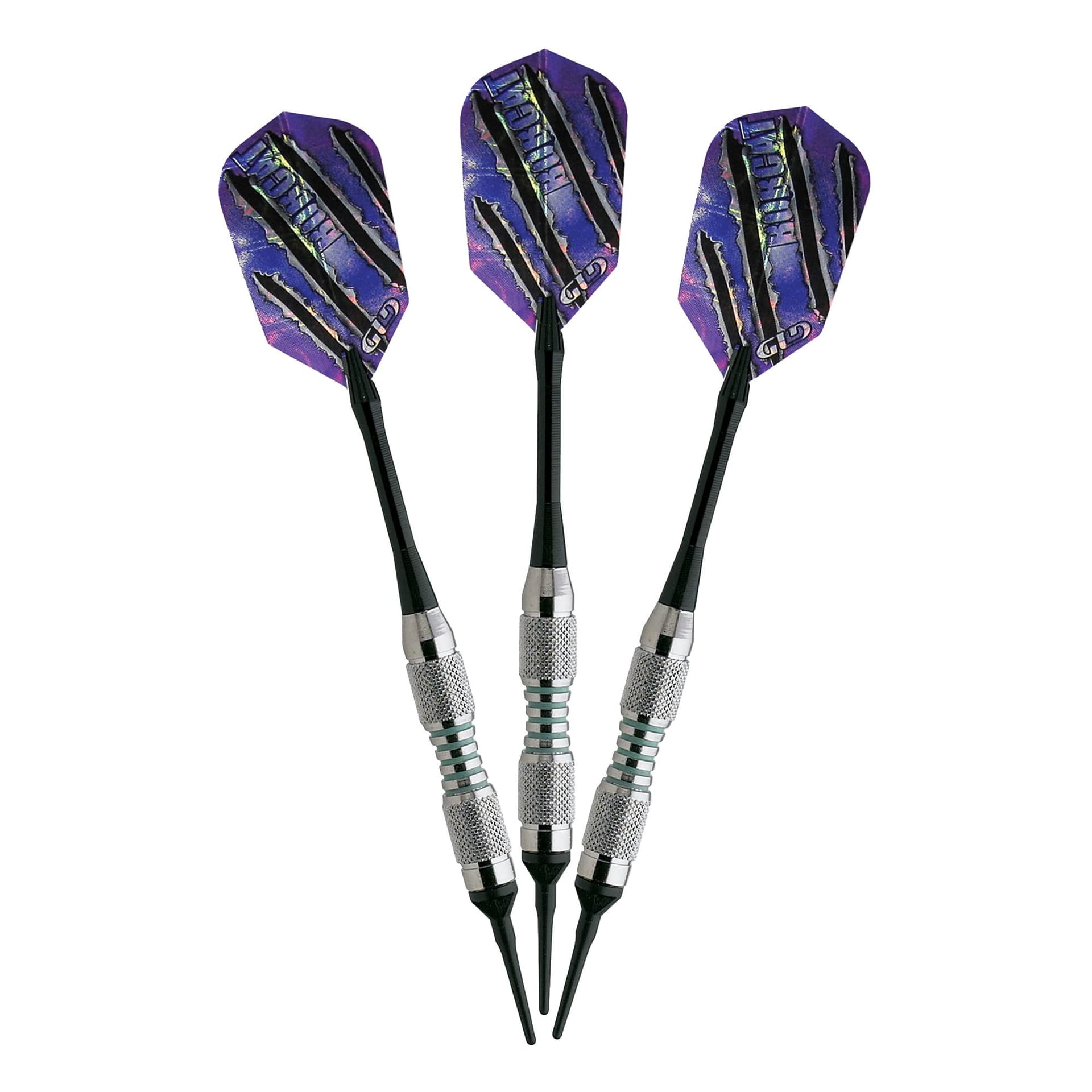 Viper Bobcat Adjustable Soft Tip Darts Green Rings 16-18 Grams