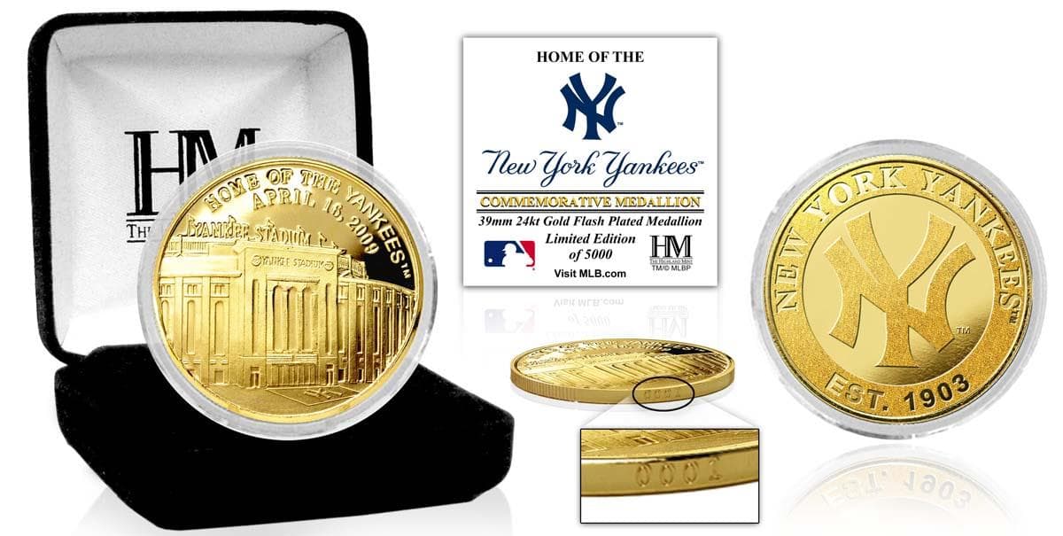 New York Yankees "Stadium" Gold Coin
