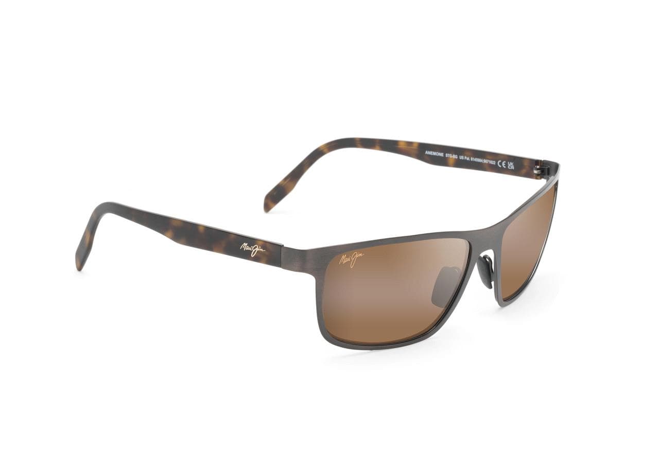Anemone Polarized Sunglasses Brushed Chocolate Frame HCL Bronze Lens