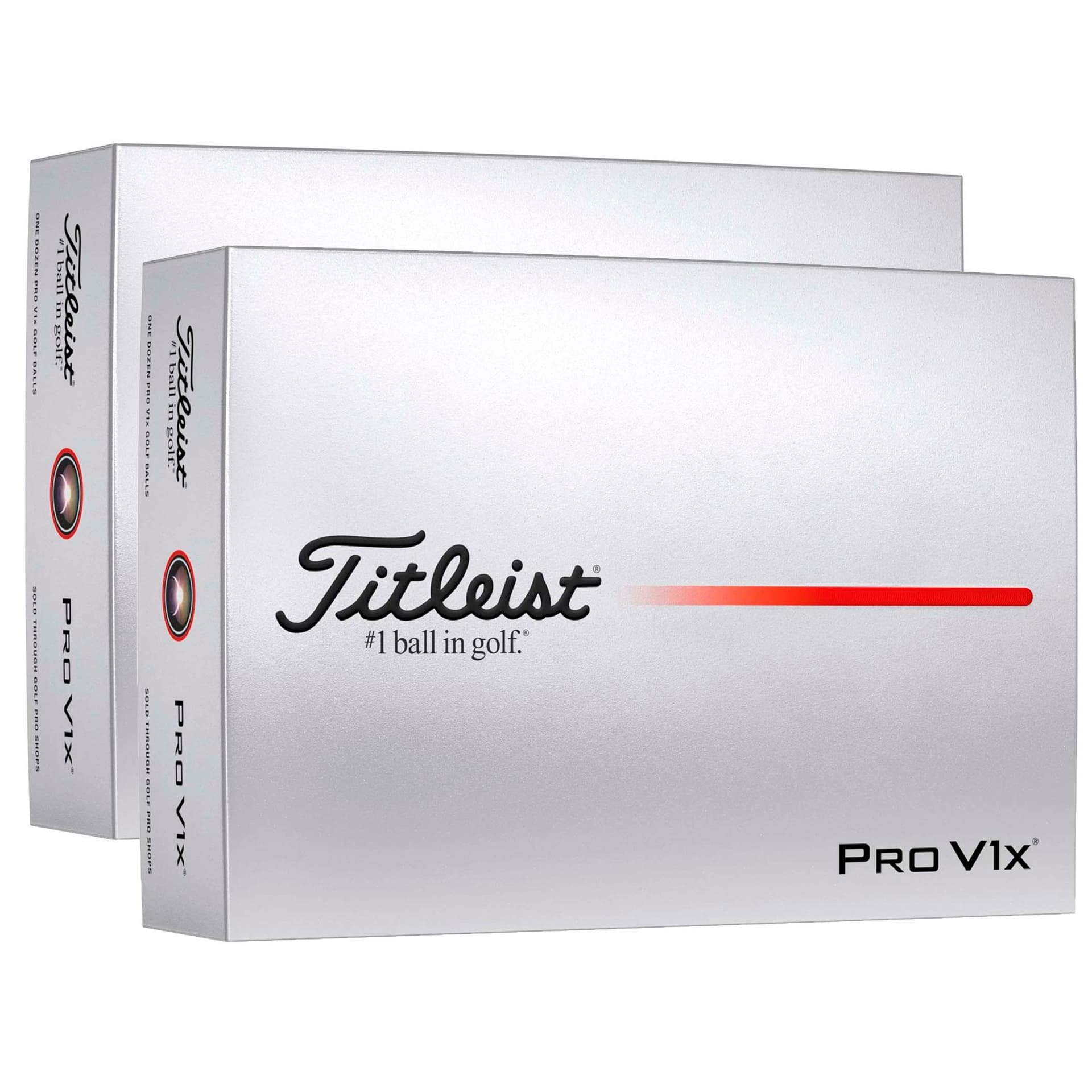 Titleist 2025 ProV1x White Golf Ball Kit - 2 Dozen