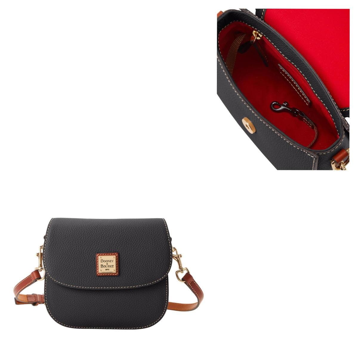 Pebble Grain Saddle Bag