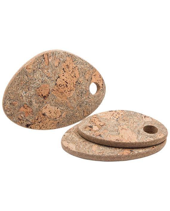 Riverstone Cork Trivet Set (3 Pieces)