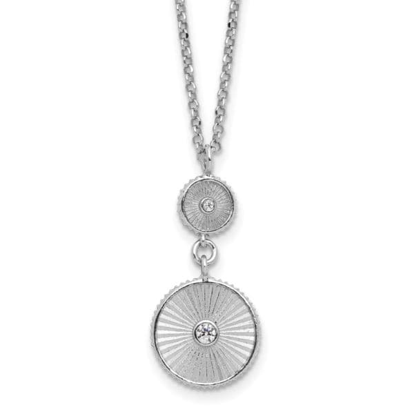 Sterling Silver Rhodium Plated Necklace