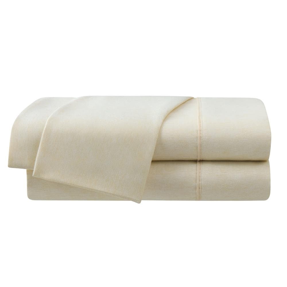 Heather Herringbone Linen Sheet Set Size Queen