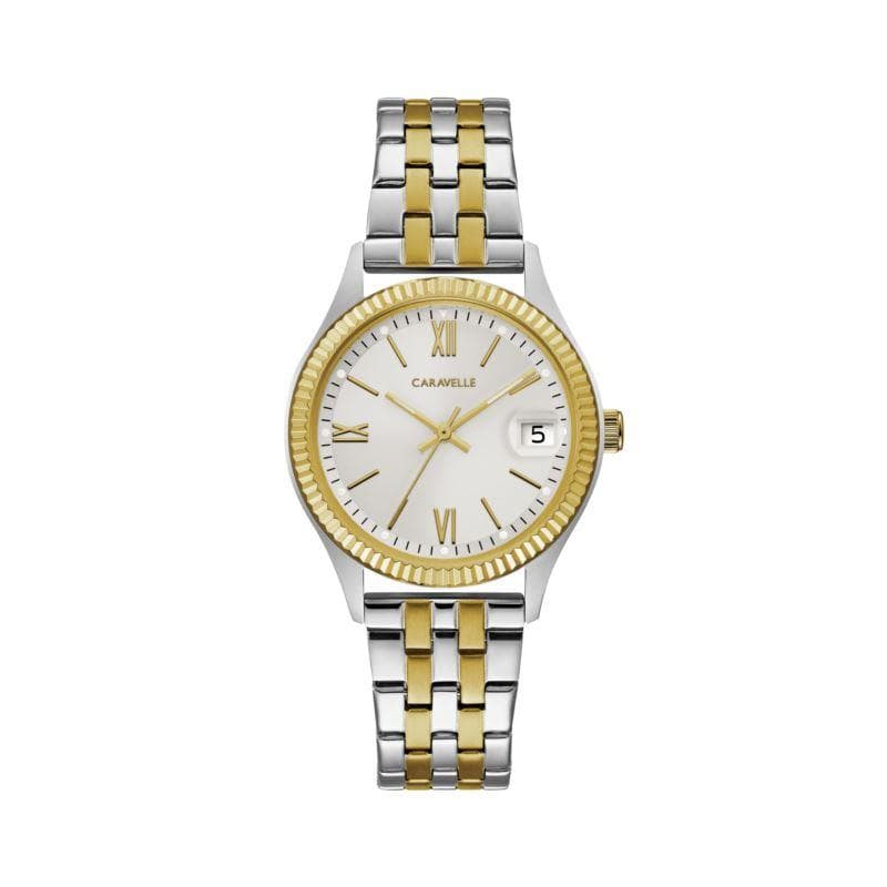 Caravelle Ladies Two Tone SS Bracelet Watch
