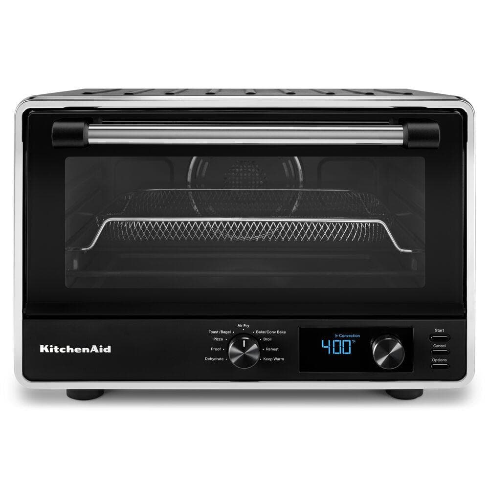 KitchenAid Digital Countertop Oven with Air Fryer in Matte Black