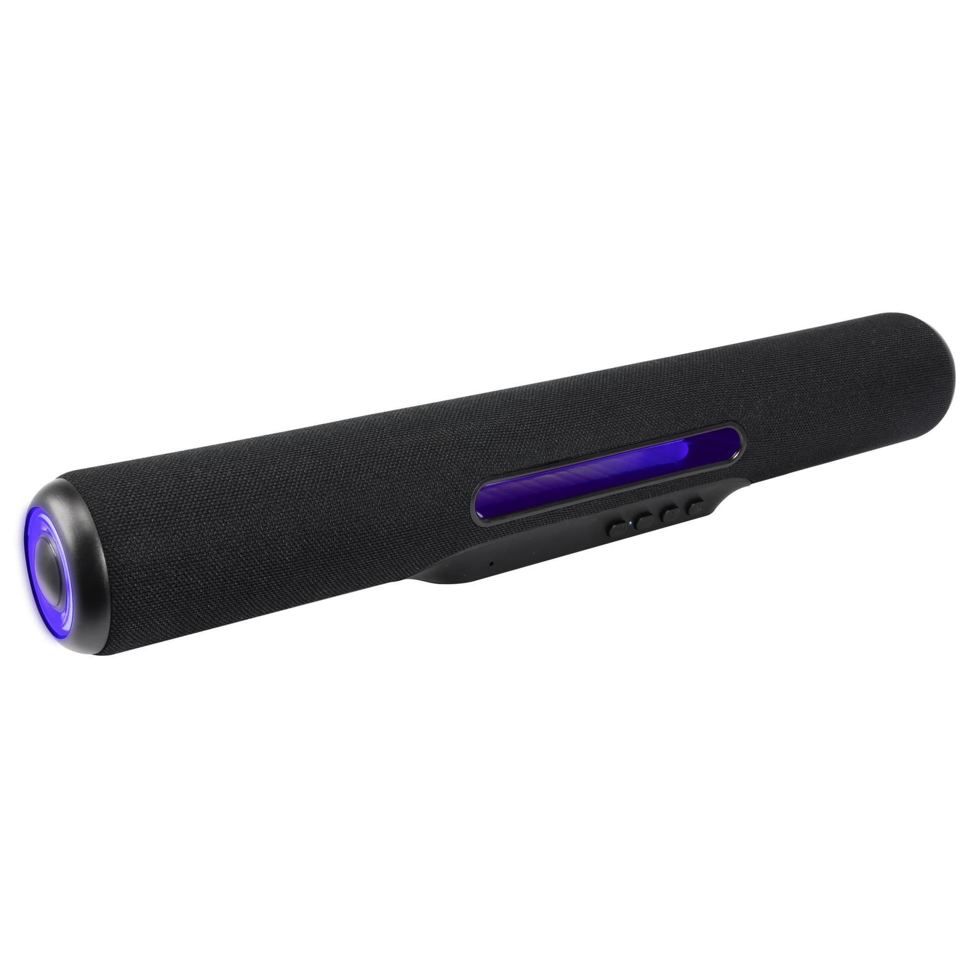 iLive 18-inch Portable Wireless Soundbar Speaker with LED Lights