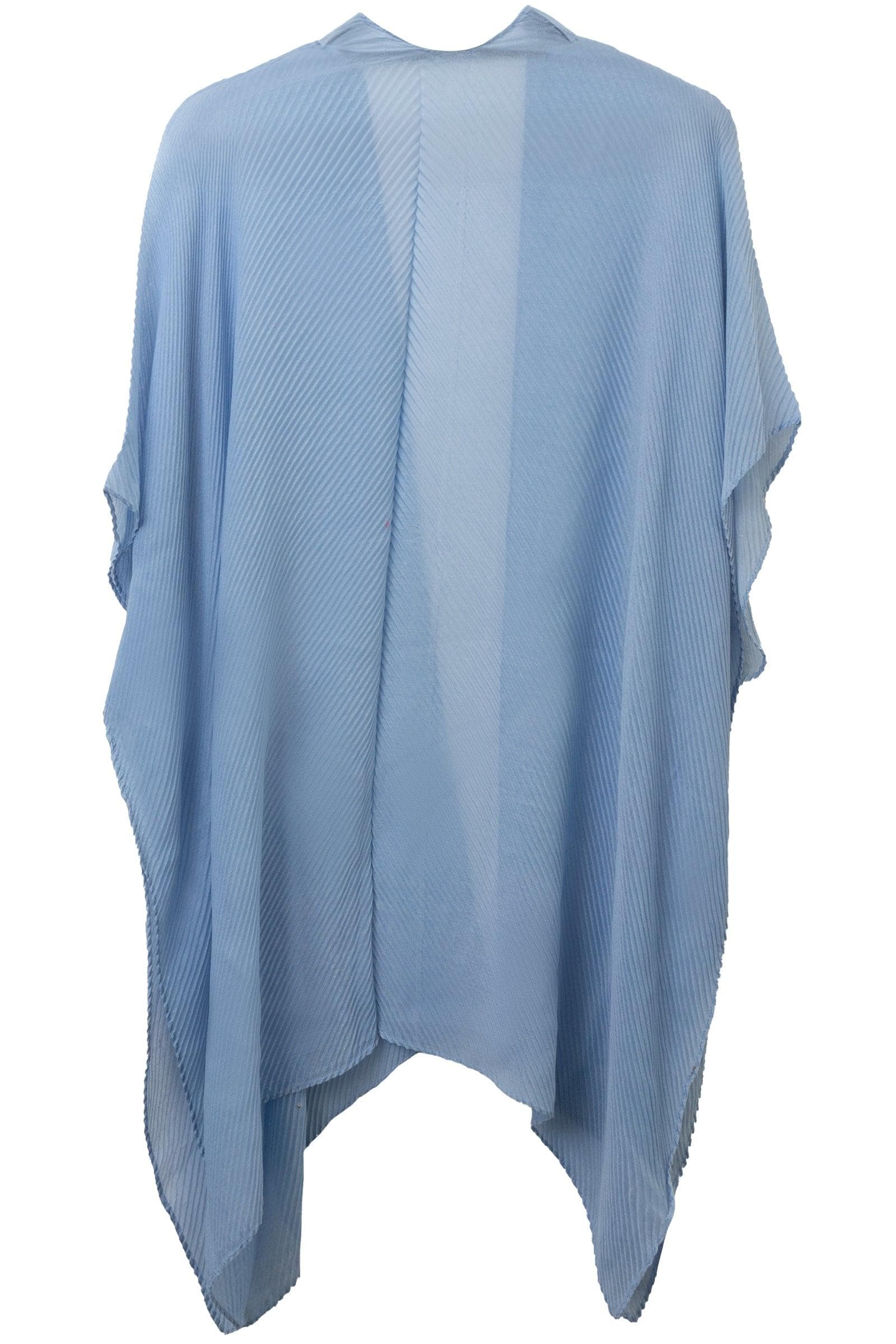 Pleated Kimono with All Over Pearls