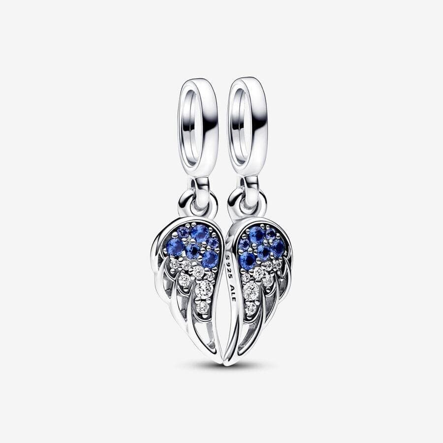Splittable Angel Wing Charms