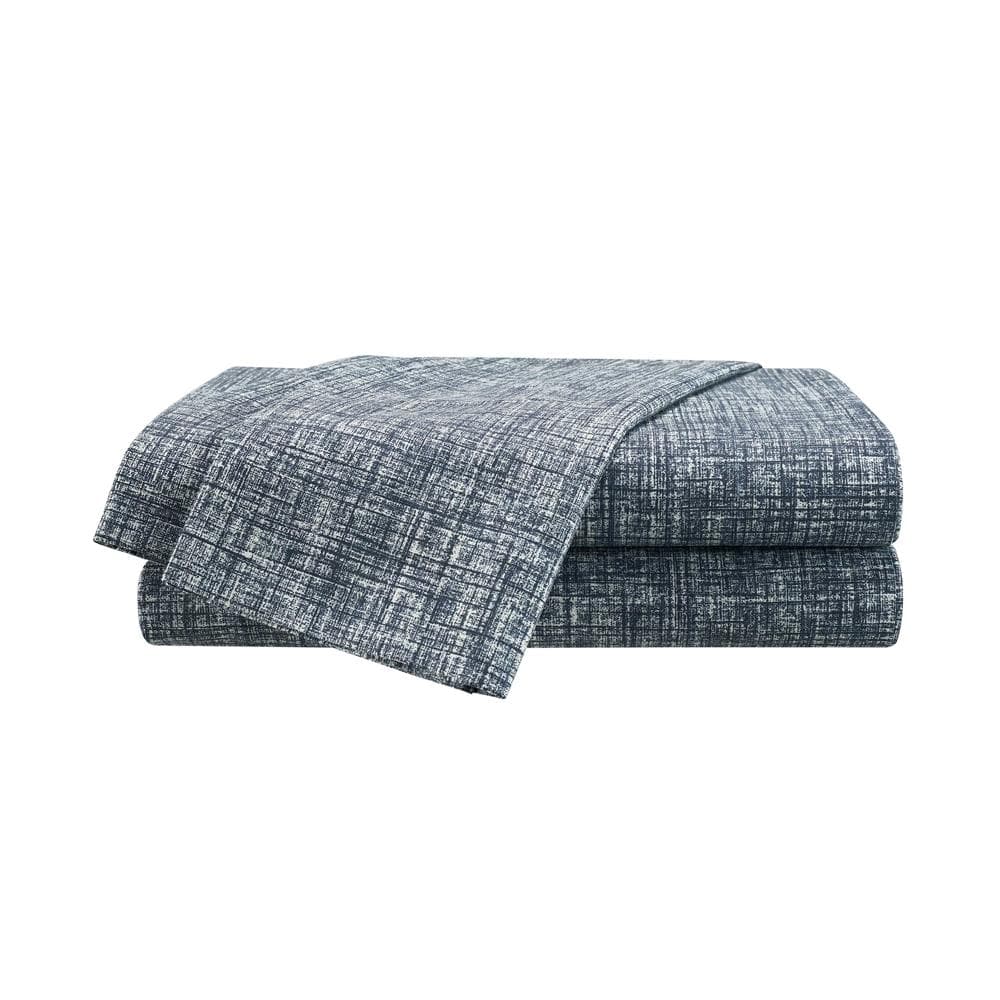 Easy Living Printed Crosshatch Sheet Set Size Twin