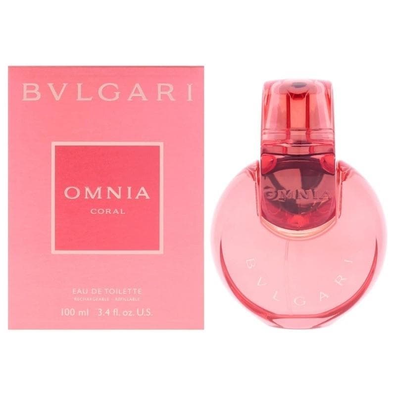Women's Omnia Coral Refillable EDT Size 3.4oz