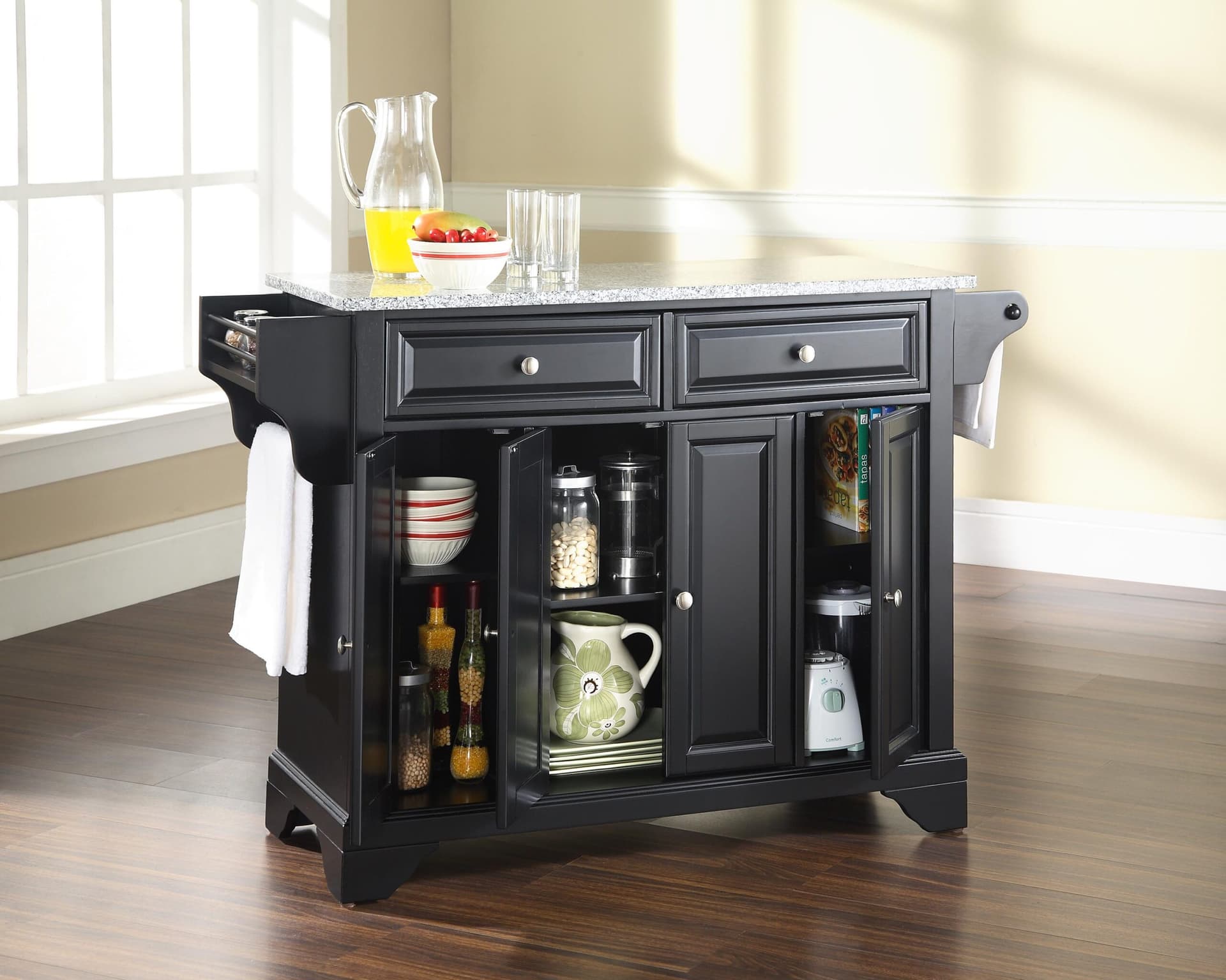 Lafayette Granite Top Full Size Kitchen Island/Cart