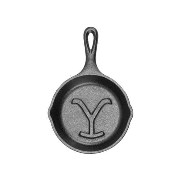 Lodge - Yellowstone 5-Inch Seasoned Cast Iron Power Y Mini Skillet