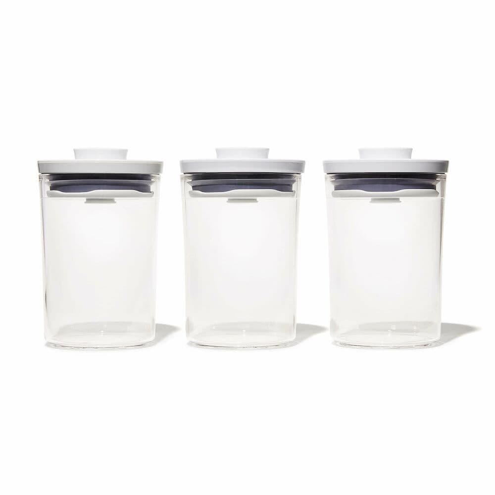 POP Round Canister 3-Piece Mini Set (0.6 Qt)