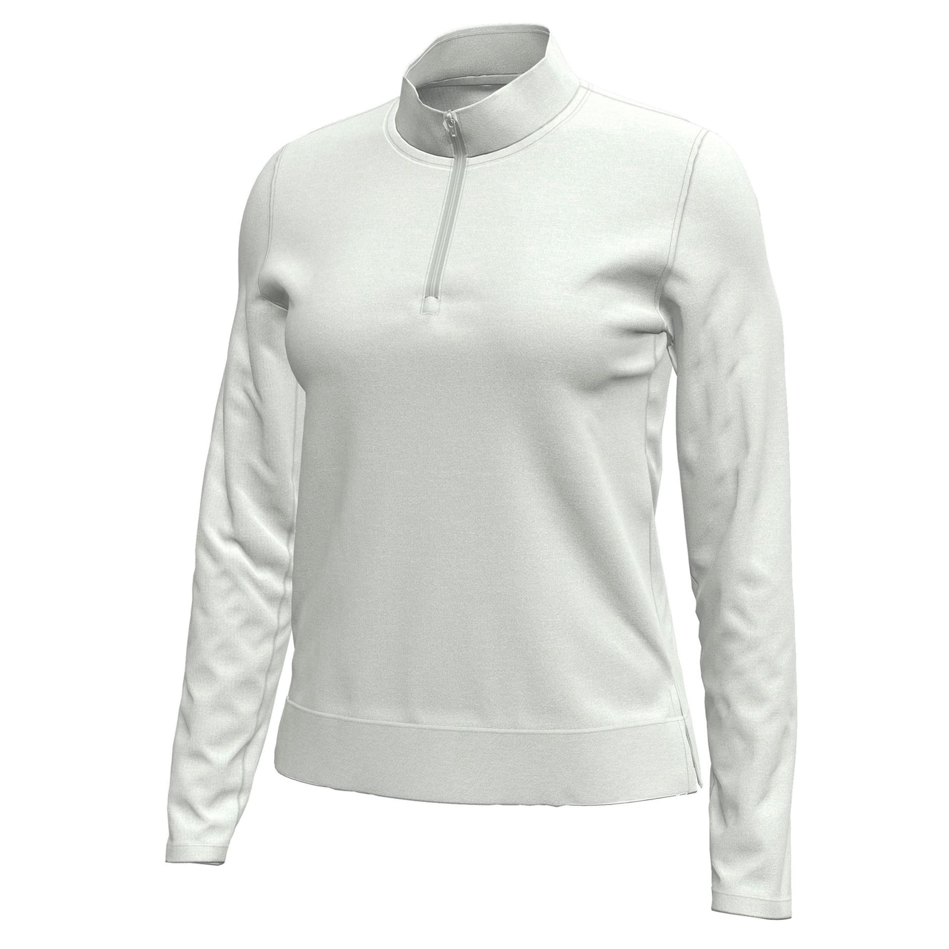 Under Armour Women's Aura 1/4 Zip - White Clay/XL