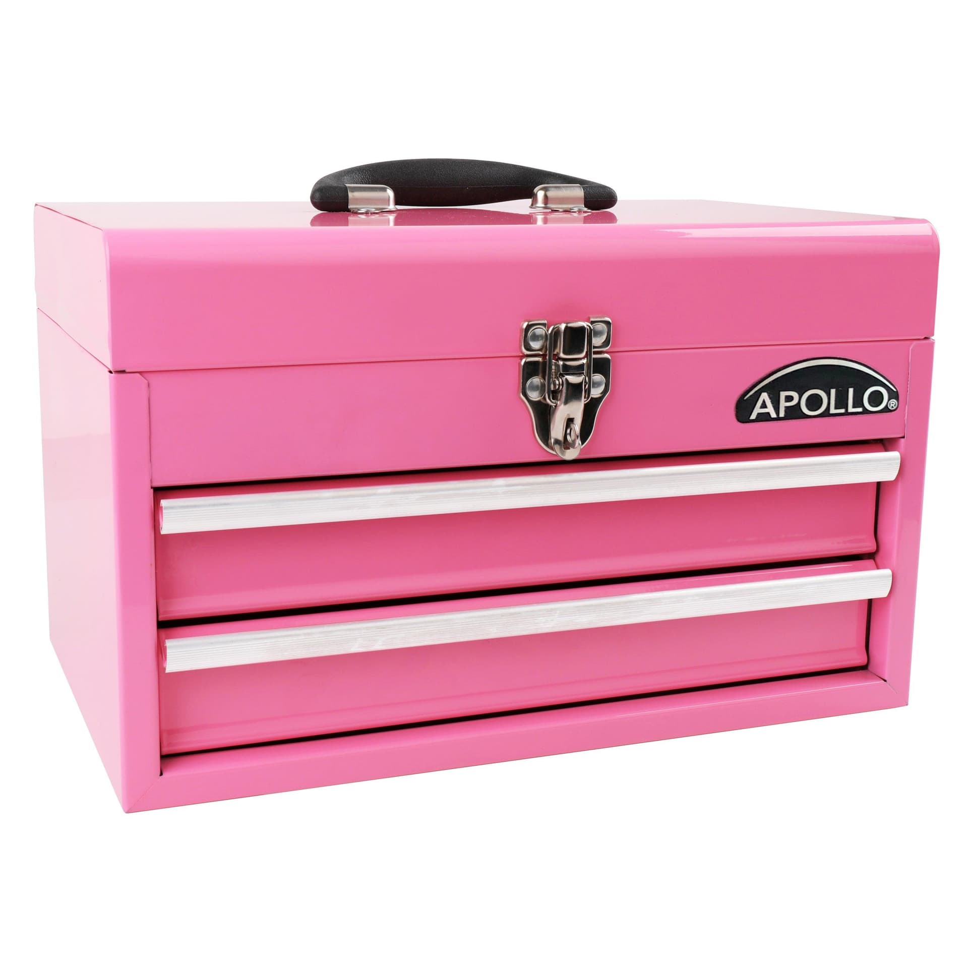 14" 2-Drawer Steel Tool Chest Pink