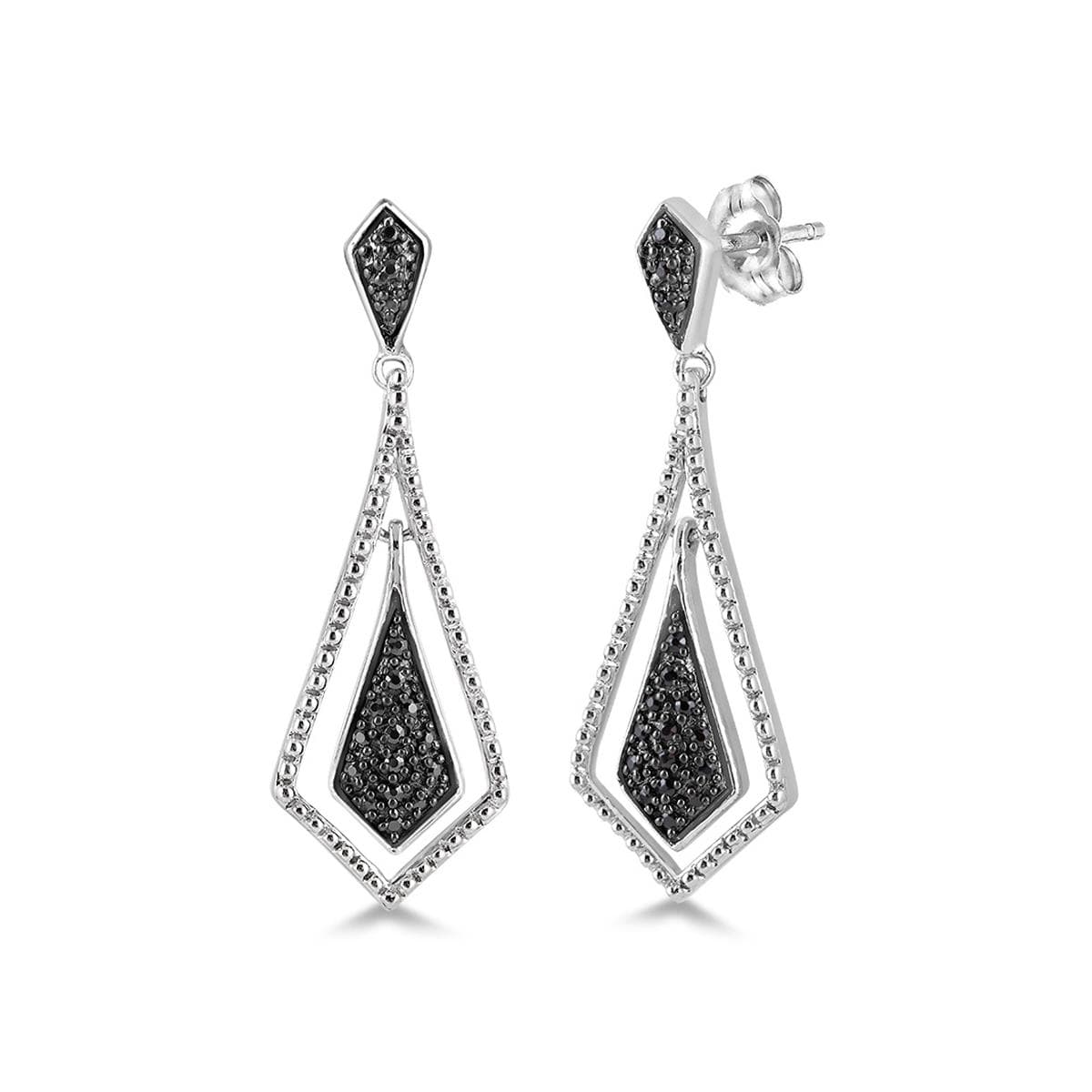 Black Diamond Earrings