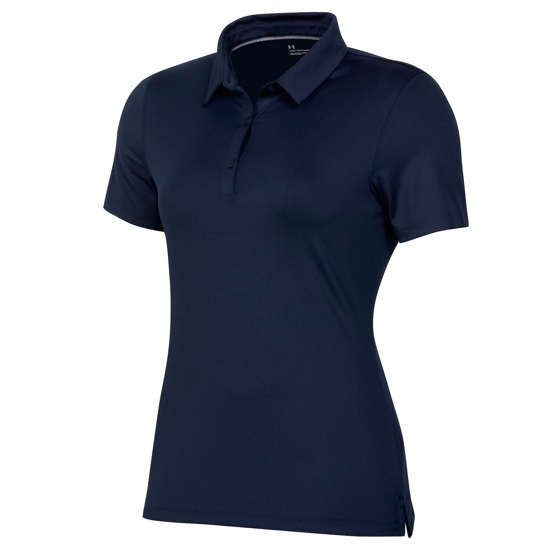 Under Armour T2 Green Women's Golf Polo - Midnight Navy-R/L